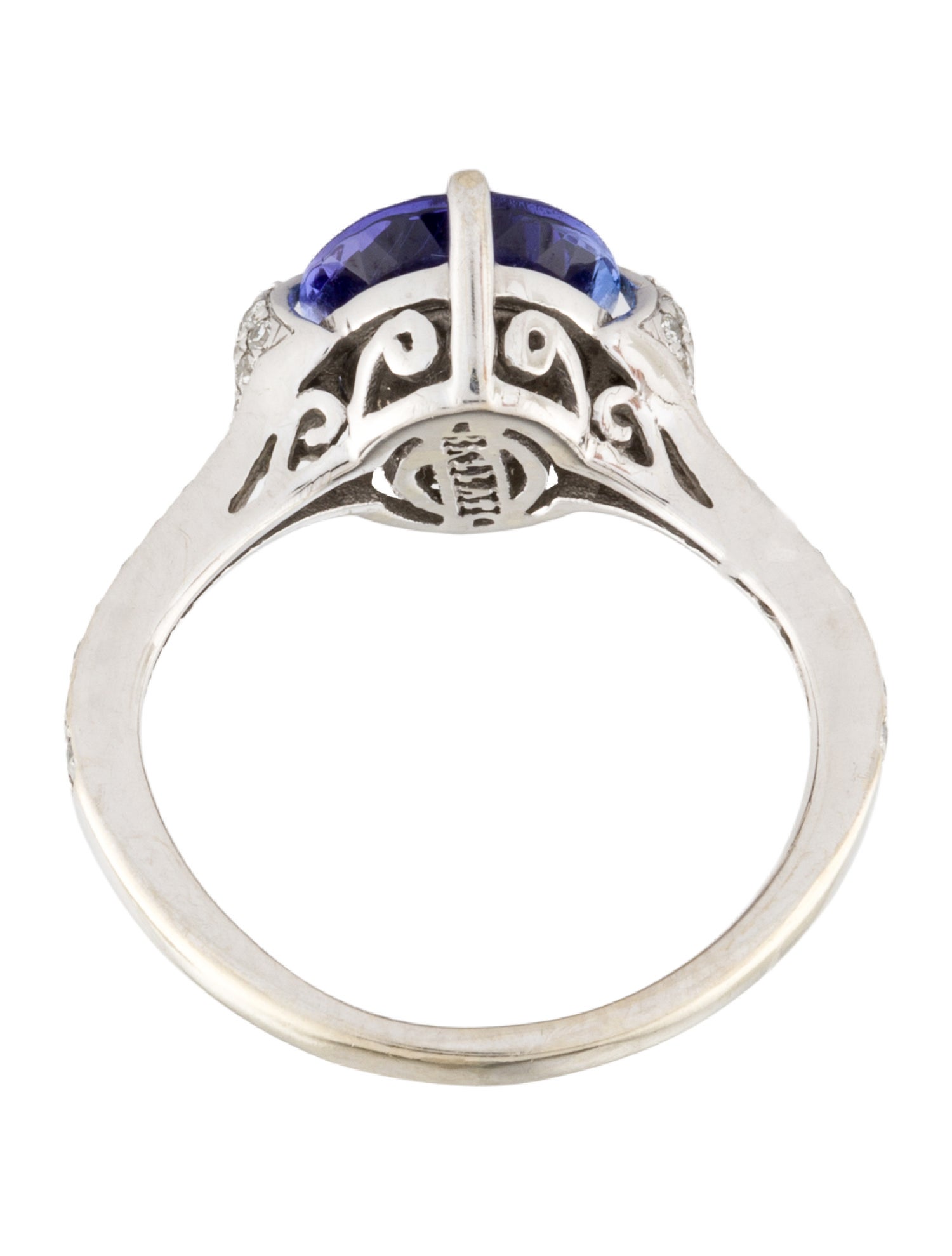 Ring Kallati 14K Tanzanite & Diamond Cocktail Ring